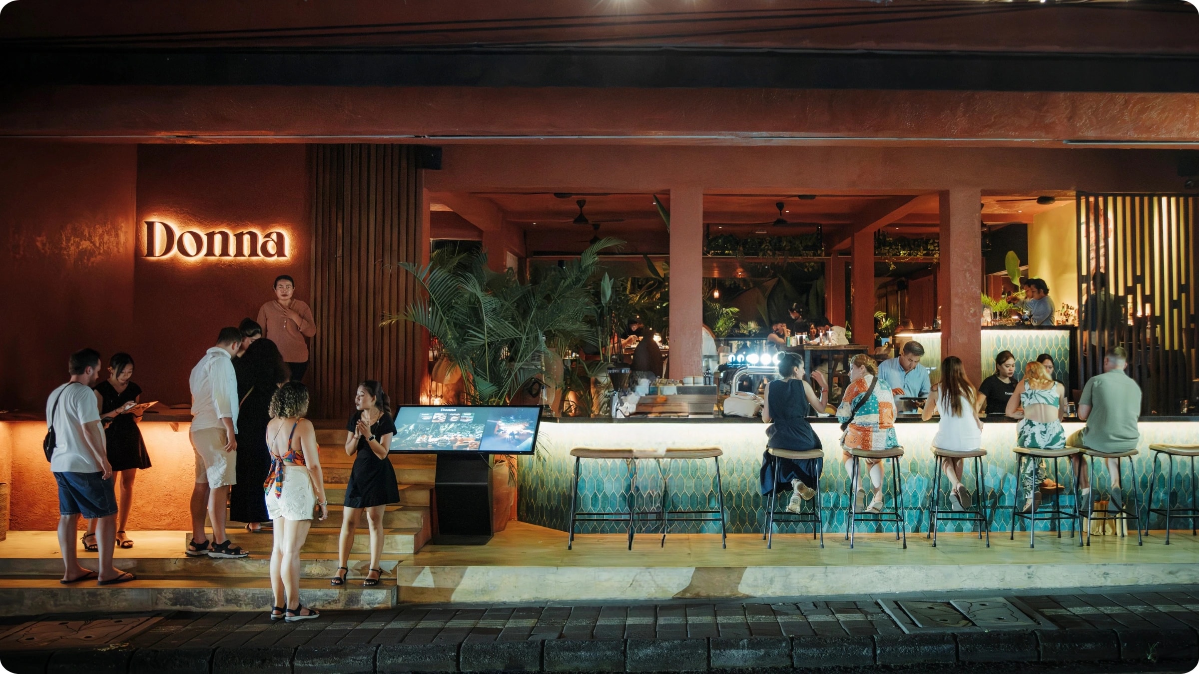An evening at Donna, Ubud